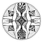 Yoga Series #2 Drawing by Jan Steinle