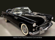 1955 Ford Thunderbird Convertible Photograph by Flees Photos