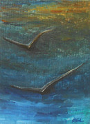 Above The Clouds Painting by Jane See