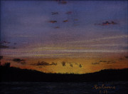 Afterglow Painting by Roshanne Minnis-Eyma