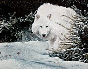 Alone On The Path Painting by David Vincenzi