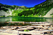 Alpine lake in the North Cascades Photograph by Bruce Block