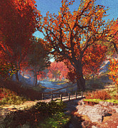 An Autumn full of Magic Painting by AM FineArtPrints