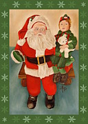 Ask Santa II Painting by Angeles M Pomata