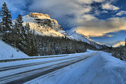 Banff Sunset Tracks Photograph by Adam Jewell