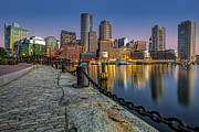 Boston Skyline Dawn Photograph by Susan Candelario