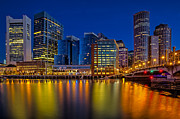 Boston Skyline Twilight Photograph by Susan Candelario