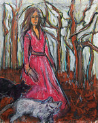 Buckley and Whiteness Pastel by Katt Yanda