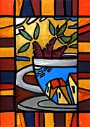 Cafe Caribe Painting by Oscar Ortiz