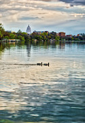 Capitol -Madison-Wisconsin from Tenney Park Photograph by Steven Ralser