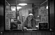Cashier, Devon Theatre, 1979 Photograph by Jeremy Butler