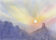 La Iruela, Cazorla, Spain Painting by Amanda Amend