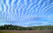 Cirrocumulus clouds over Mt. McLaughlin Photograph by Bruce Block