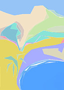 Coast of Azure Digital Art by Gina Harrison