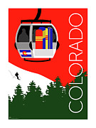Colorado Ski Country Red Digital Art by Sam Brennan