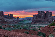 Courthouse Towers Arches National Park Photograph by Dan Norris