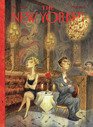 Cupid's Volley Drawing by Peter de Seve