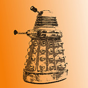 Dalek Orange Photograph by Richard Reeve