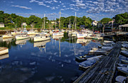Dawn at Perkins Cove - Maine Photograph by Steven Ralser
