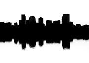 Denver Silhouette Photograph by Kevin Schwalbe
