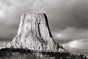 Devil's Tower Black and White Photograph by Nicholas Blackwell