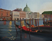 Evening in Venice Painting by Laura Toth