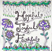 Faithful Drawing by Carole Brecht