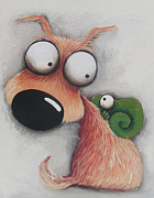 Finesse, you have it Painting by Lucia Stewart