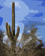 Giant Saguaro Photograph by Kelley King