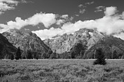 Grand Tetons in Black and White Photograph by Bruce Block