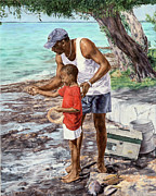 Guiding Hands Painting by Roshanne Minnis-Eyma