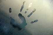 Handprint on foggy window Photograph by Sami Sarkis Photography