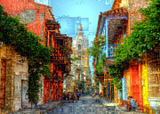 Heroic City, Cartagena de Indias Colombia Digital Art by Rafael Salazar