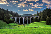 Historic railway viaduct near Telgart in Slovakia Photograph by Miroslav Liska