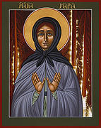 Holy Hermitess Maria of Olonets 101 Painting by William Hart McNichols