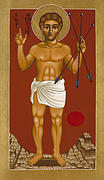 Holy Martyr St Sebastian 032 Painting by William Hart McNichols