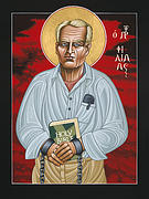 Holy Prophet Philip Berrigan 125 Painting by William Hart McNichols