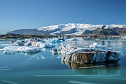 Icebergs in Jokulsarlon glacier lagoon, Iceland Photograph by Miroslav Liska