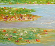 In Shallow Waters Painting by Angeles M Pomata