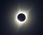 In The Shadow of the Moon -- 2017 Solar Eclipse in Independence, Oregon Photograph by Darin Volpe