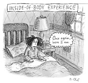 Inside of Body Experience Drawing by Roz Chast