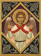 Jesus Christ Seraphic Guardian of the Spilled Blood 023 Painting by William Hart McNichols