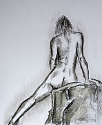 Kelly Drawing by Anita Thomas