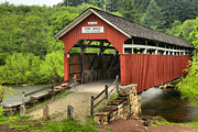 Kings Covered Bridge Somerset PA Photograph by Adam Jewell