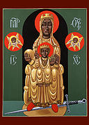 La Morenita de Montserrat 150 Painting by William Hart McNichols