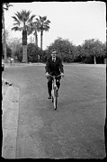 Lawyer on a Bicycle, 1971 Photograph by Jeremy Butler