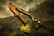Link Belt Excavator Photograph by Fred Denner