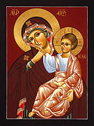 Mother of God of Vatopedi 015 Painting by William Hart McNichols