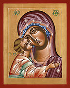Mother of God St Igor Icon 121 Painting by William Hart McNichols