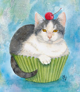 Muffin of Animal Rescue and Foster Painting by Marie Stone-van Vuuren